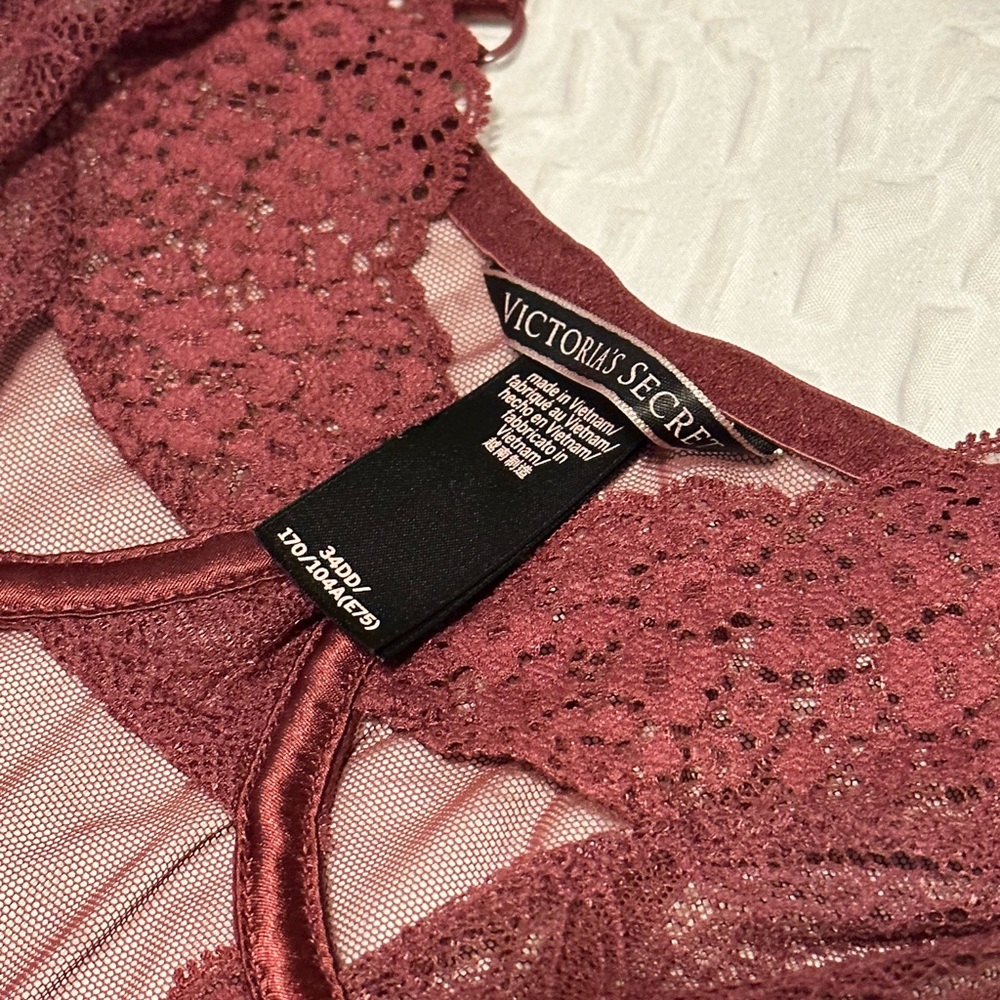 VS Embroidered Cutout Teddy - Picture 3 of 8